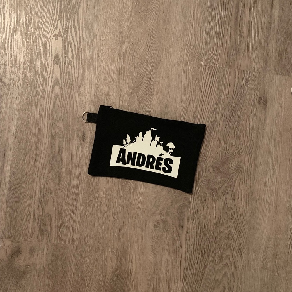 Personalized Fortnite pencil pouch
